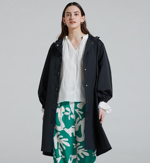 Ballsey「ライトタフタ フーデッドコート」|その他|69 ネイビー
