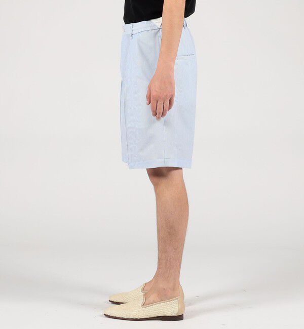 TOMORROWLAND BUYING WEAR「Tangent NEVILL SHORTS ポリエステル シアサッカー 2プリーツイージーショーツ」|その他|