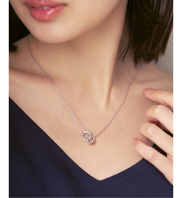 NOBLE「ANNA SOTILOTTA/アンナ ソッティロッタ Collier Anneaux ELLIE」|ネックレス|シルバー