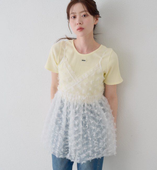  「チュールバルーンチュニック」|シャツ・ブラウス|