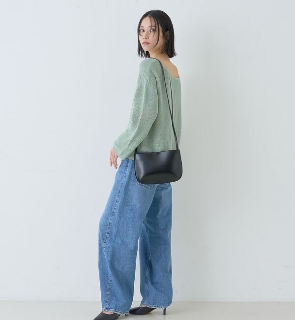 Rouge vif「【一部店舗限定】バックスリット ゆるメッシュニット」|ニット・セーター|
