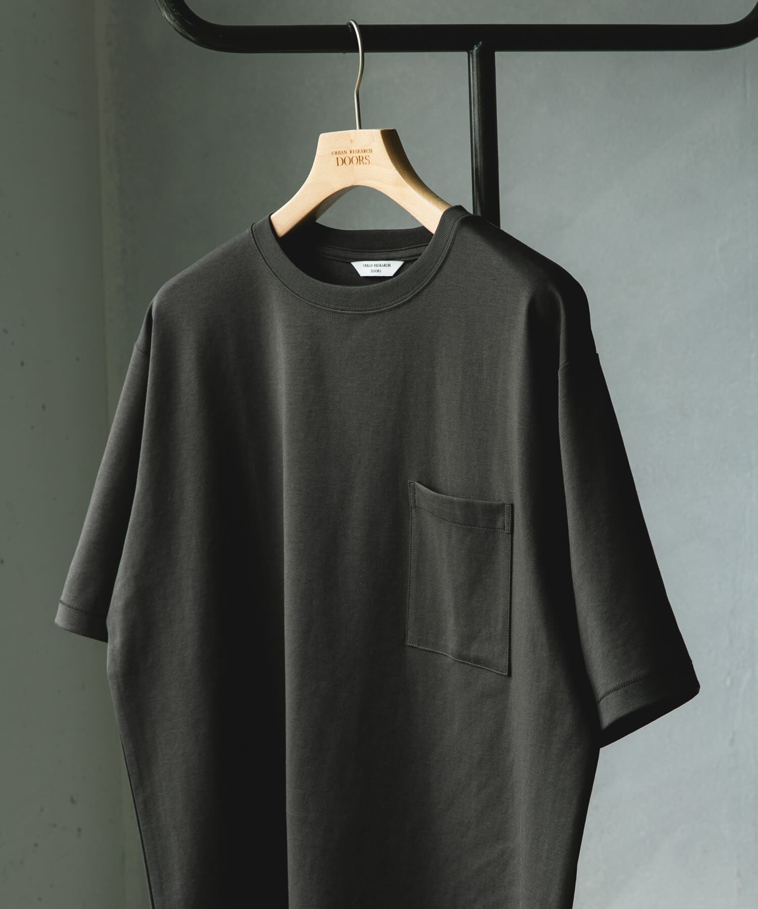URBAN RESEARCH DOORS「『速乾/ｲｰｼﾞｰｹｱ/遮熱/接触冷感/UVｶｯﾄ』ﾏﾙﾁｽﾍﾟｯｸ ﾎﾟﾝ」|Tシャツ・カットソー|チャコールグレー