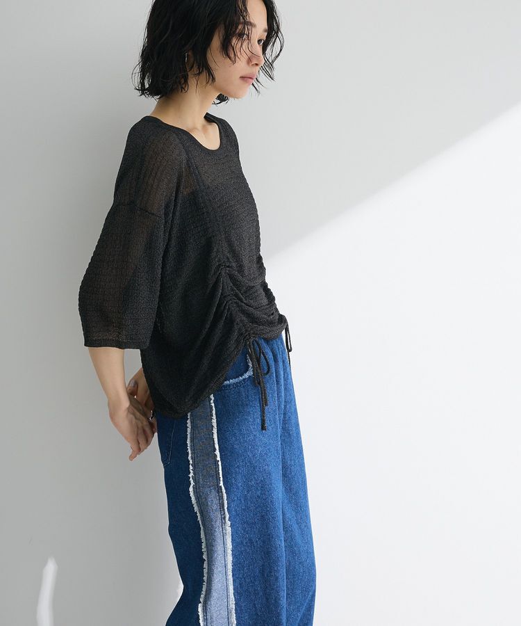 Green Parks「・ELENCARE DUE シャーリングシアーニット」|ニット・セーター|