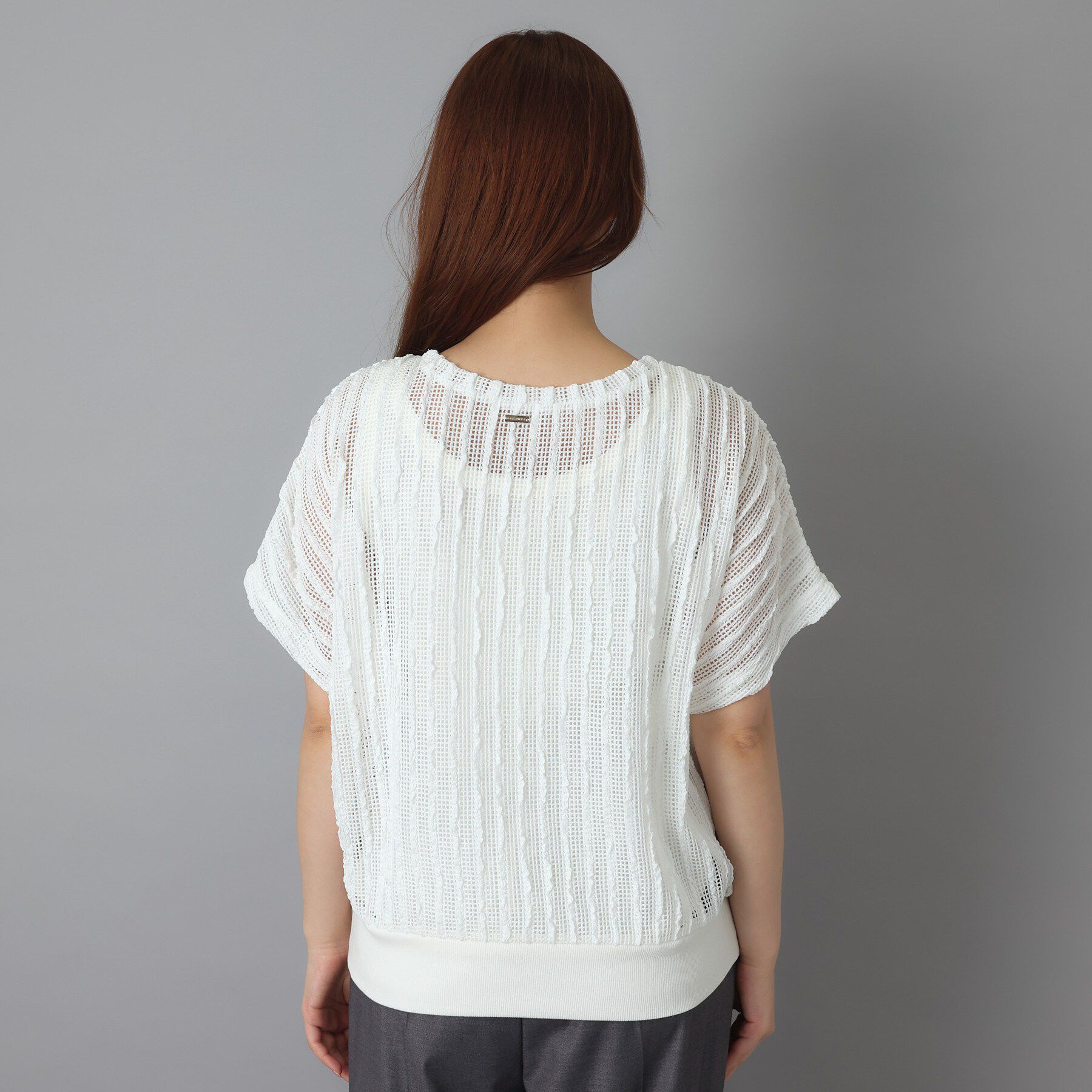 DRESSTERIOR「シアーメッシュプルオーバー」|Tシャツ・カットソー|