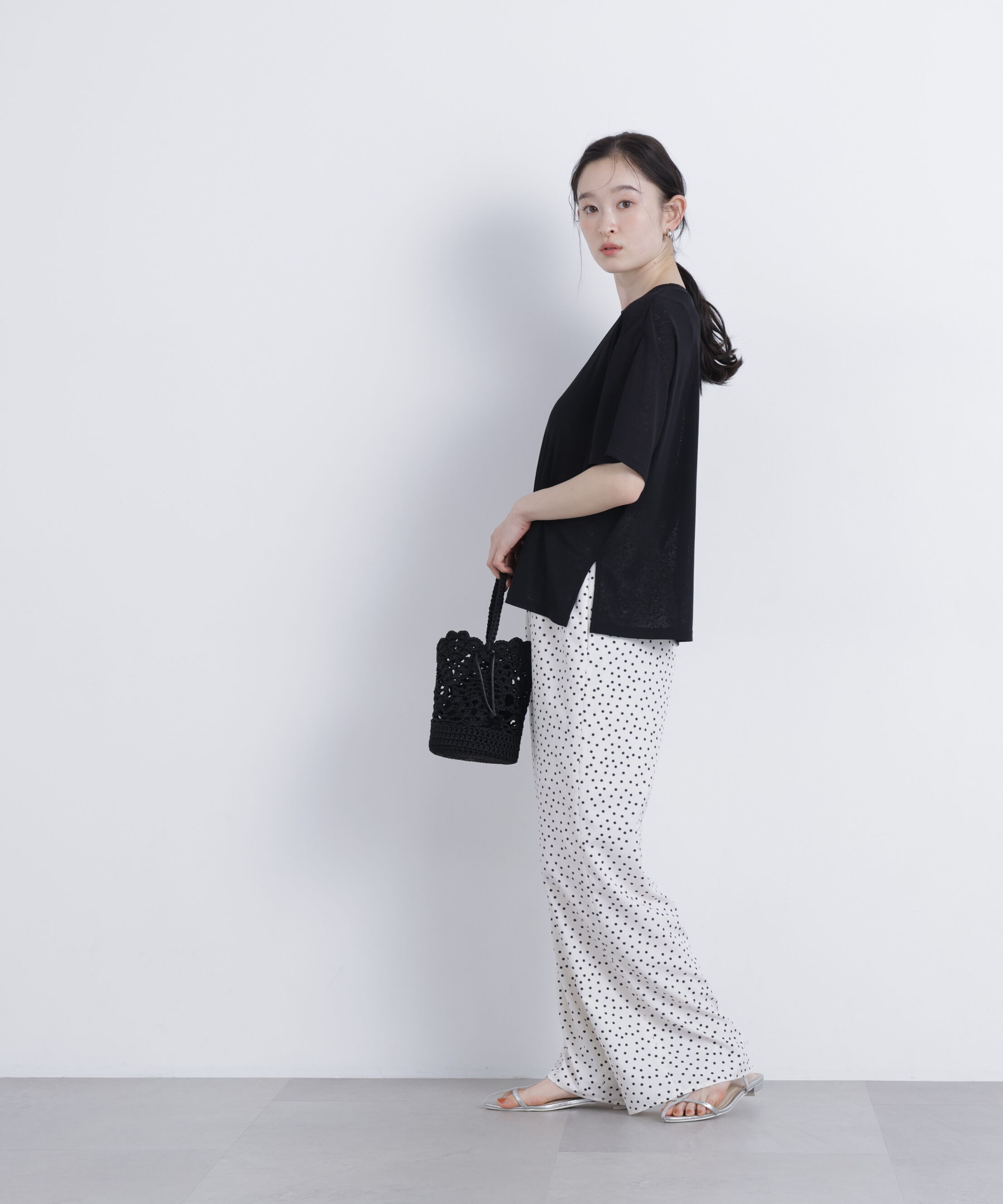  「〈N.〉スラブ天竺カットソー半袖」|Tシャツ・カットソー|