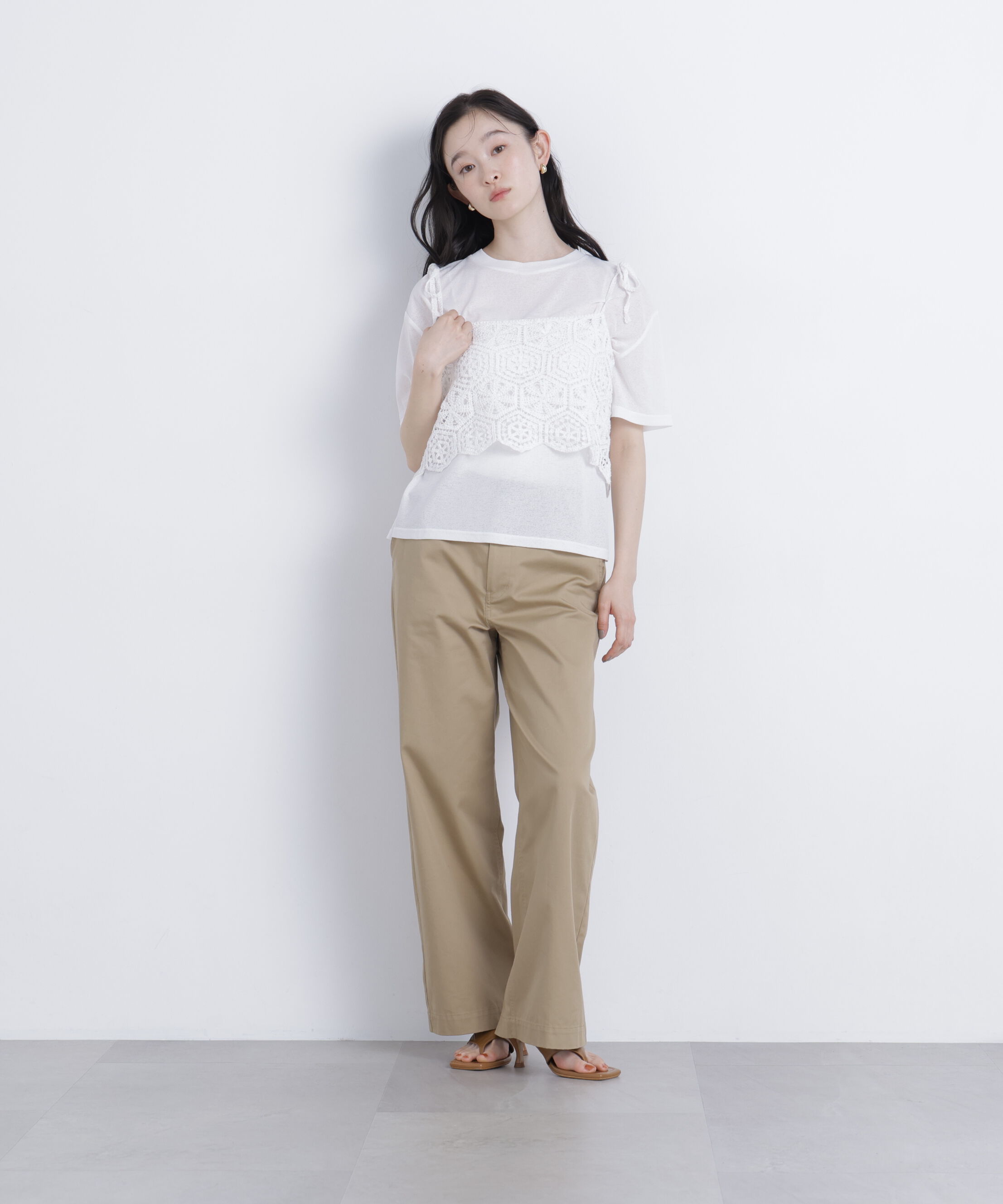  「〈N.〉スラブ天竺カットソー半袖」|Tシャツ・カットソー|