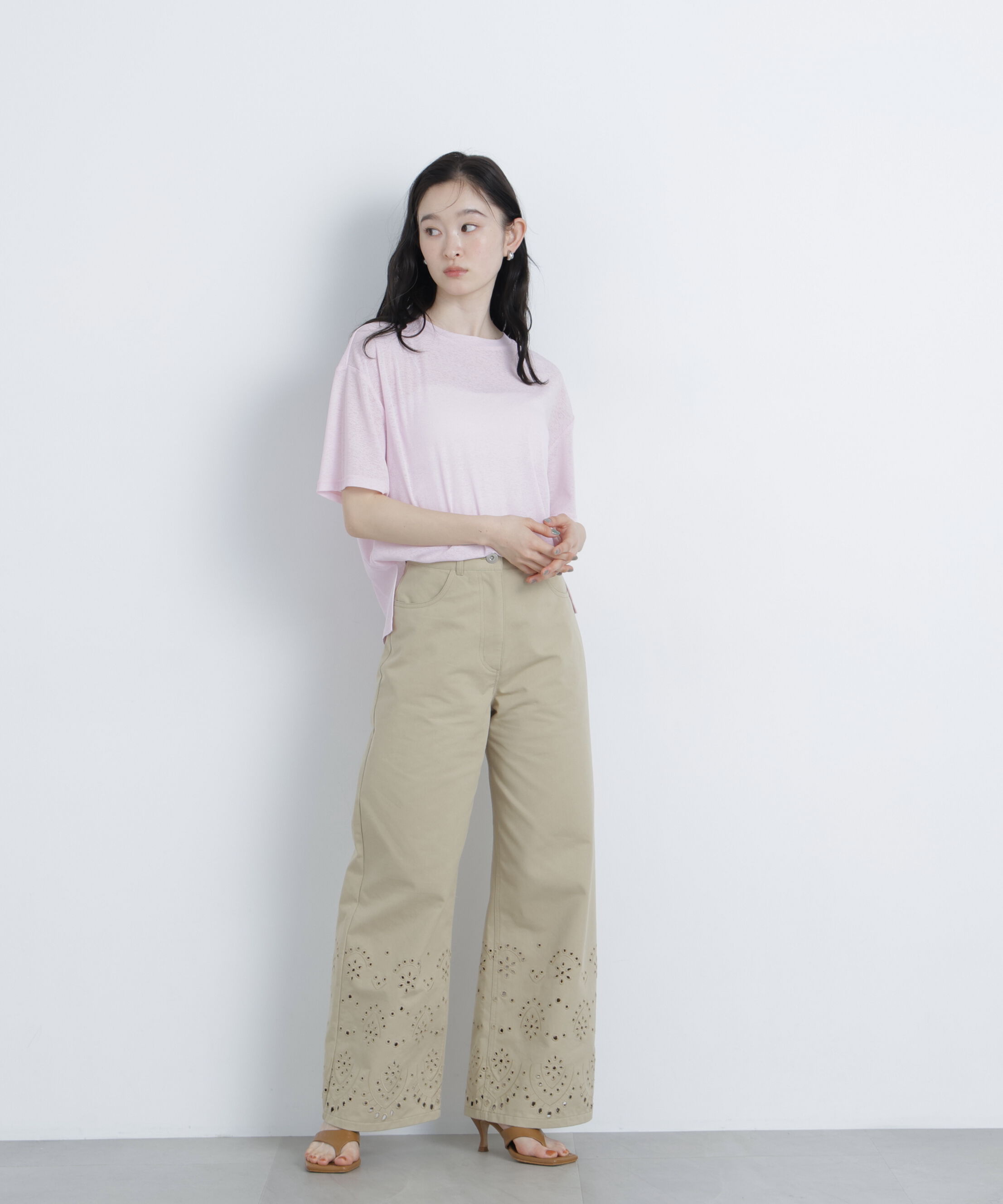  「〈N.〉スラブ天竺カットソー半袖」|Tシャツ・カットソー|
