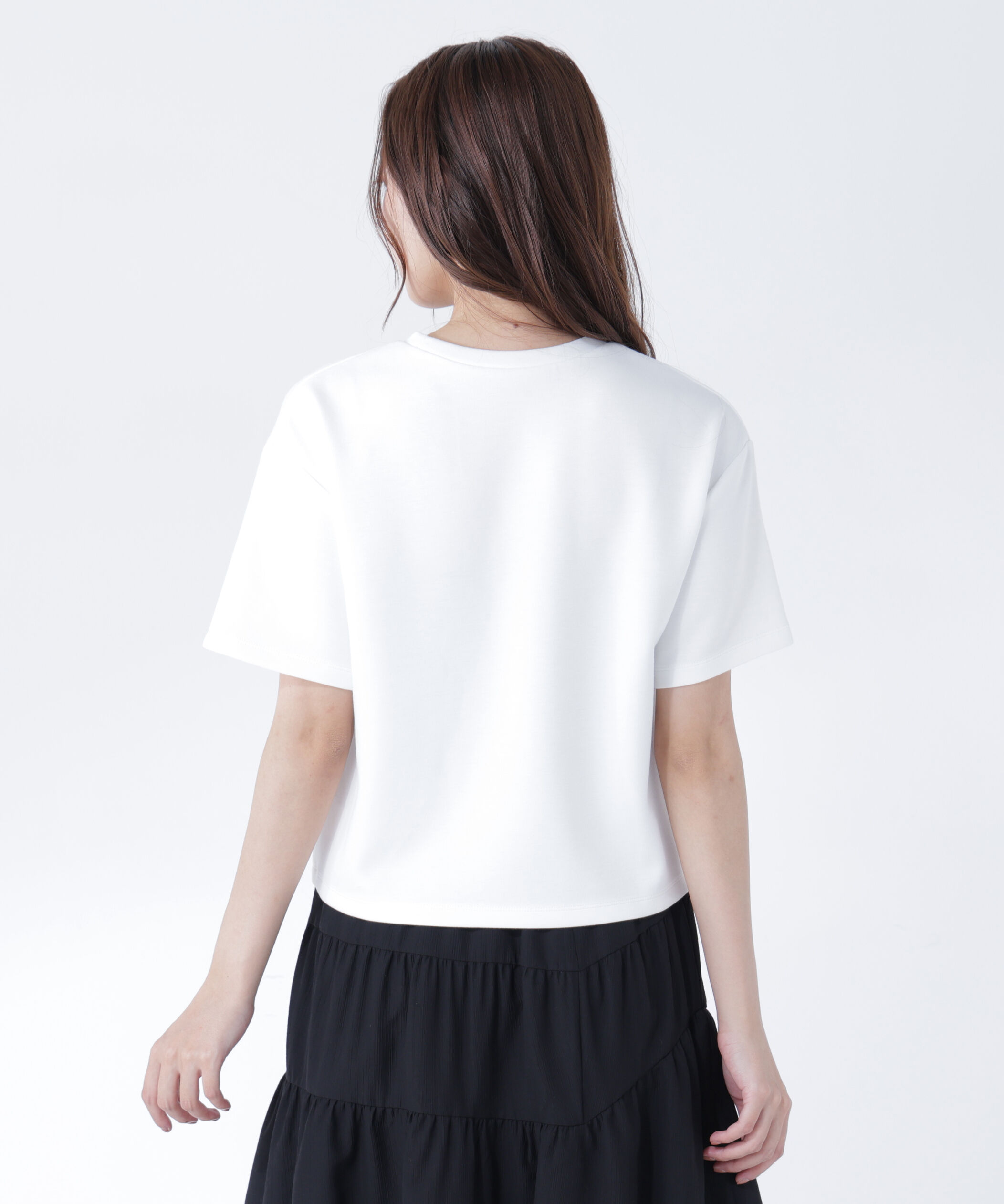  「フラワーモチーフカットソー」|Tシャツ・カットソー|