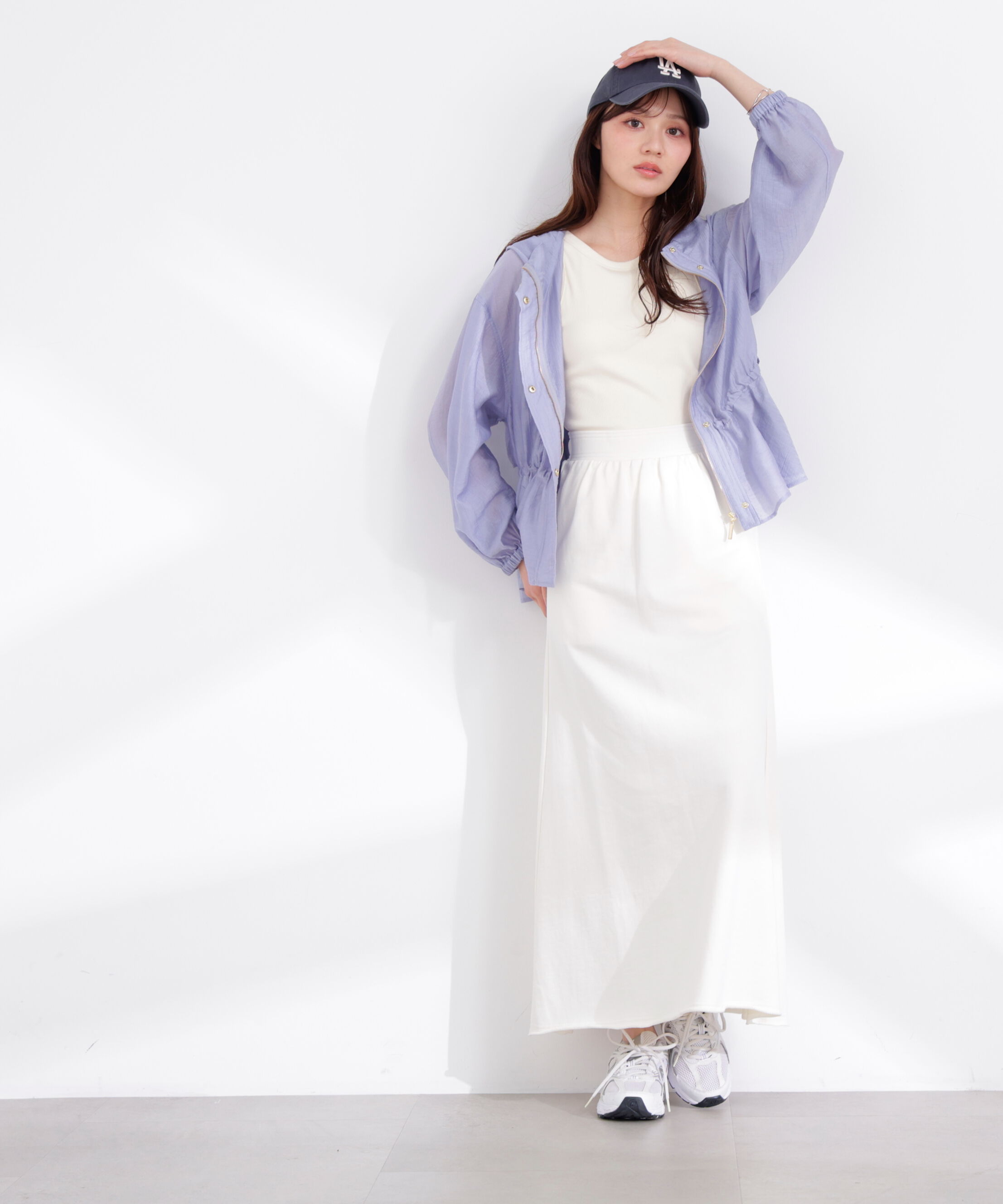 PROPORTION BODY DRESSING「シアーペプラムブルゾン 26SS」|ブルゾン・スタジャン|