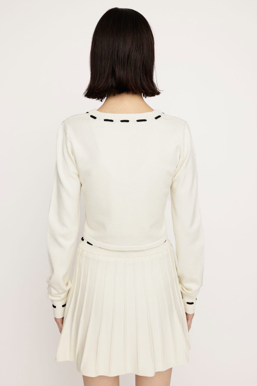 SLY「KNIT PLEATS SET UP」|ワンピース|