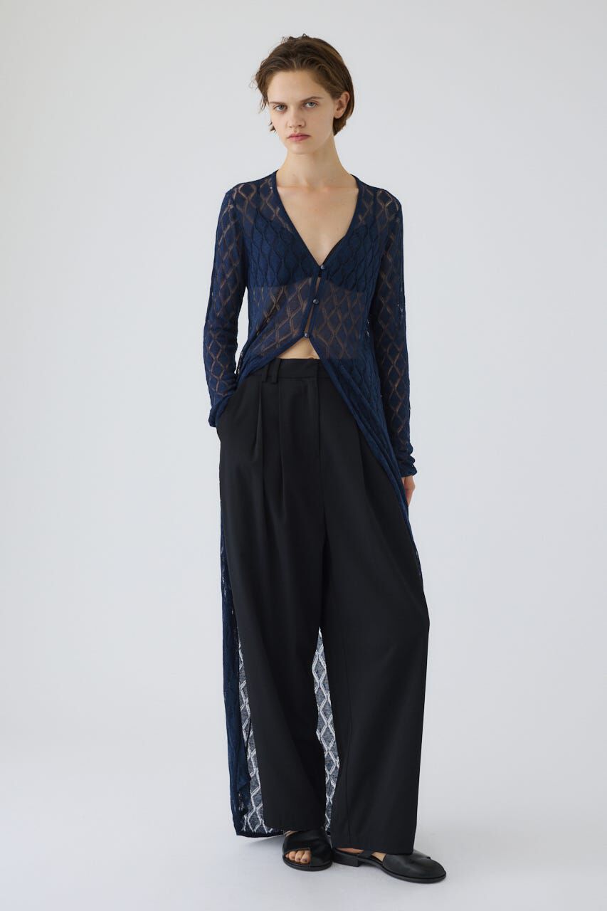 RIM.ARK 「Lace knit gown」|カーディガン|