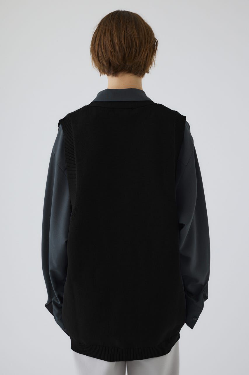 RIM.ARK 「Belt set long knit vest」|ダウンベスト・ベスト|