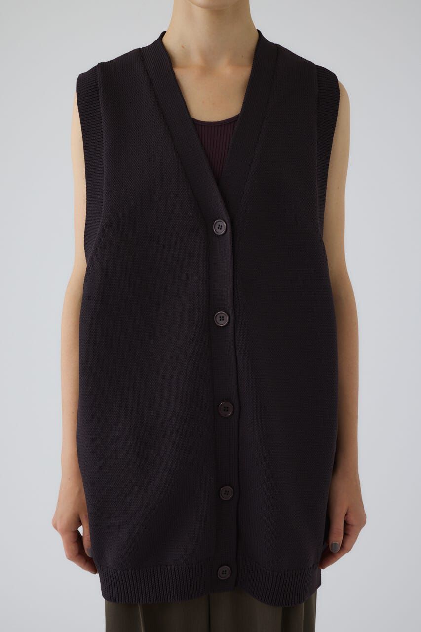 RIM.ARK 「Belt set long knit vest」|ダウンベスト・ベスト|