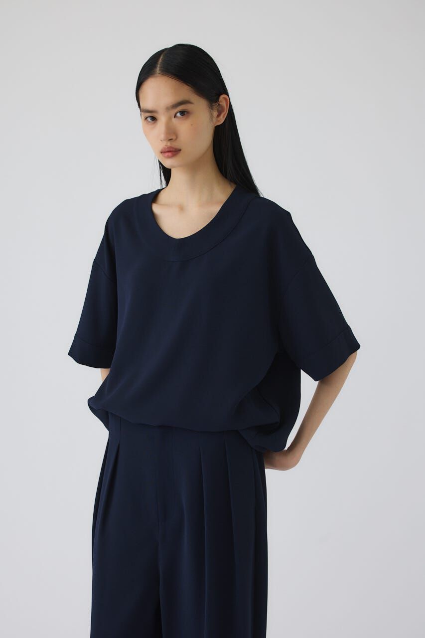 RIM.ARK 「Georgette u-neck tops」|シャツ・ブラウス|