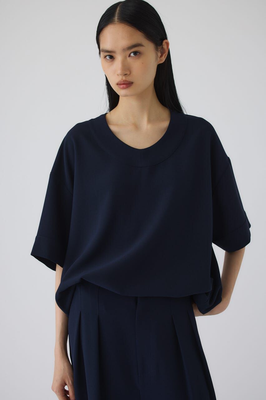 RIM.ARK 「Georgette u-neck tops」|シャツ・ブラウス|