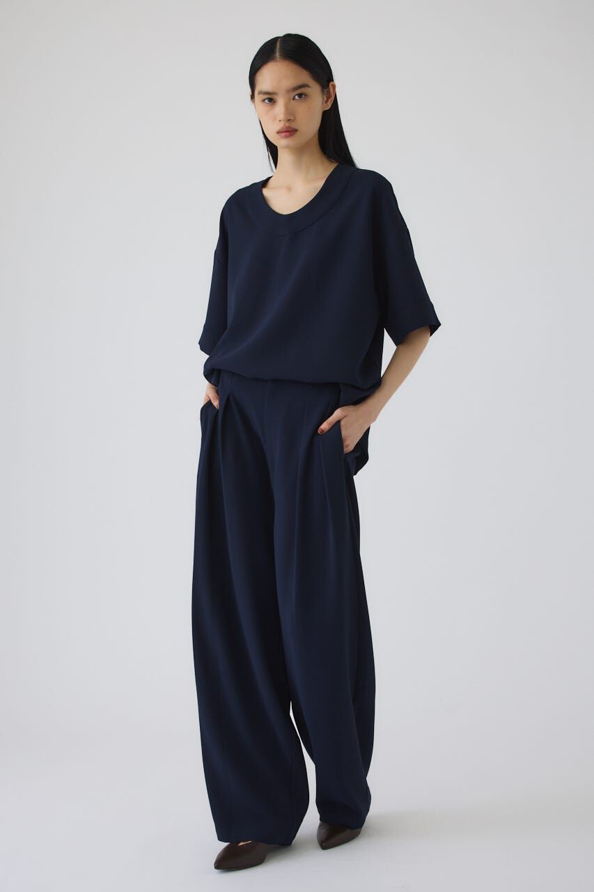 RIM.ARK 「Georgette u-neck tops」|シャツ・ブラウス|
