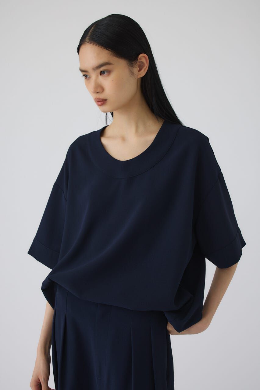 RIM.ARK 「Georgette u-neck tops」|シャツ・ブラウス|
