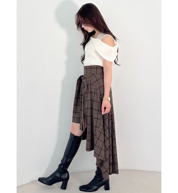 MERCURYDUO「スリーブデザインレイヤード風ショートパンツ」|その他|