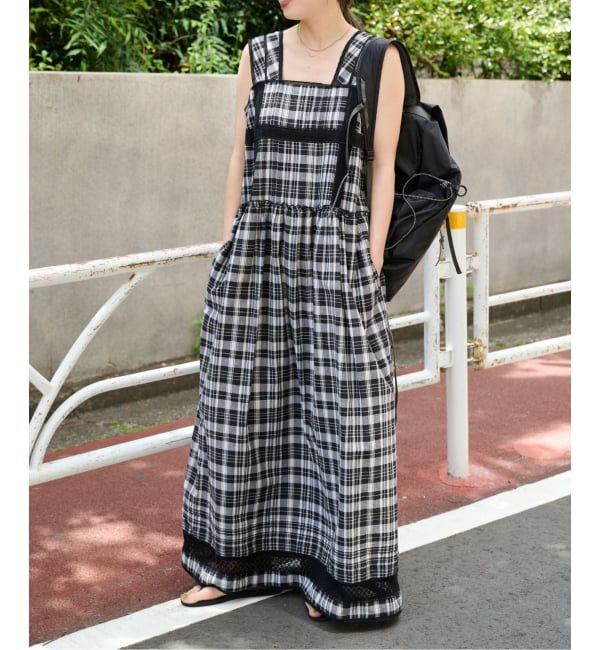 OUTDOOR PRODUCTS Usual Things「コットンローンレーストリムワンピース」|ワンピース|