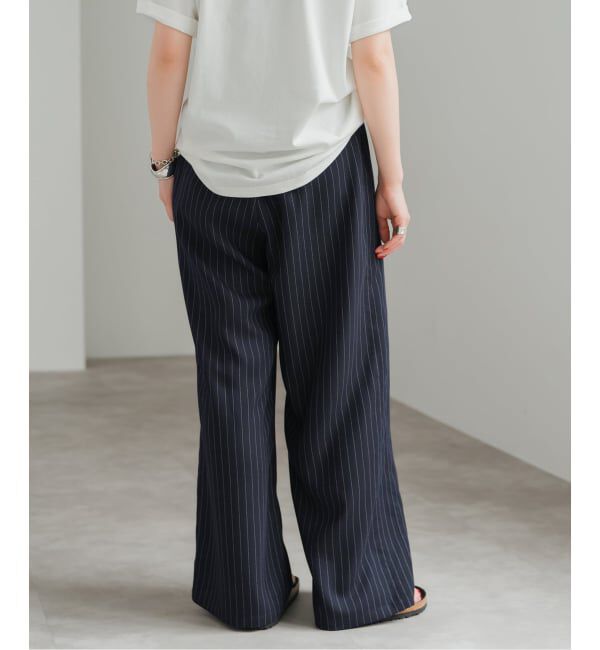 Spick and Span「《新色有り / 追加》ジョーゼットイージーパンツ」|スラックス|