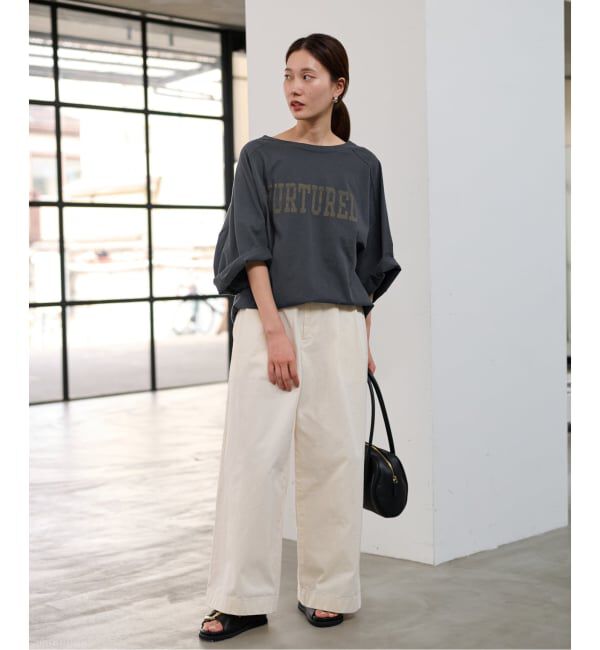 FRAMeWORK「≪WEB+一部店舗限定 / 追加≫ハーフスリーブロゴTEE」|Tシャツ・カットソー|