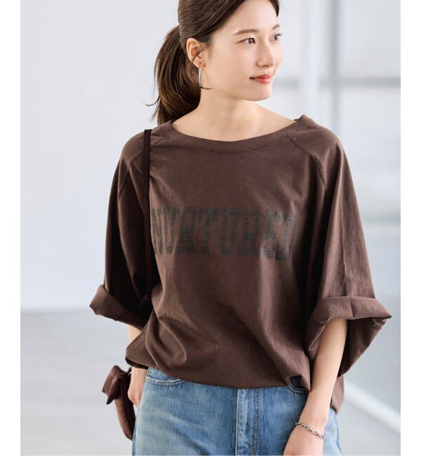 FRAMeWORK「≪WEB+一部店舗限定 / 追加≫ハーフスリーブロゴTEE」|Tシャツ・カットソー|