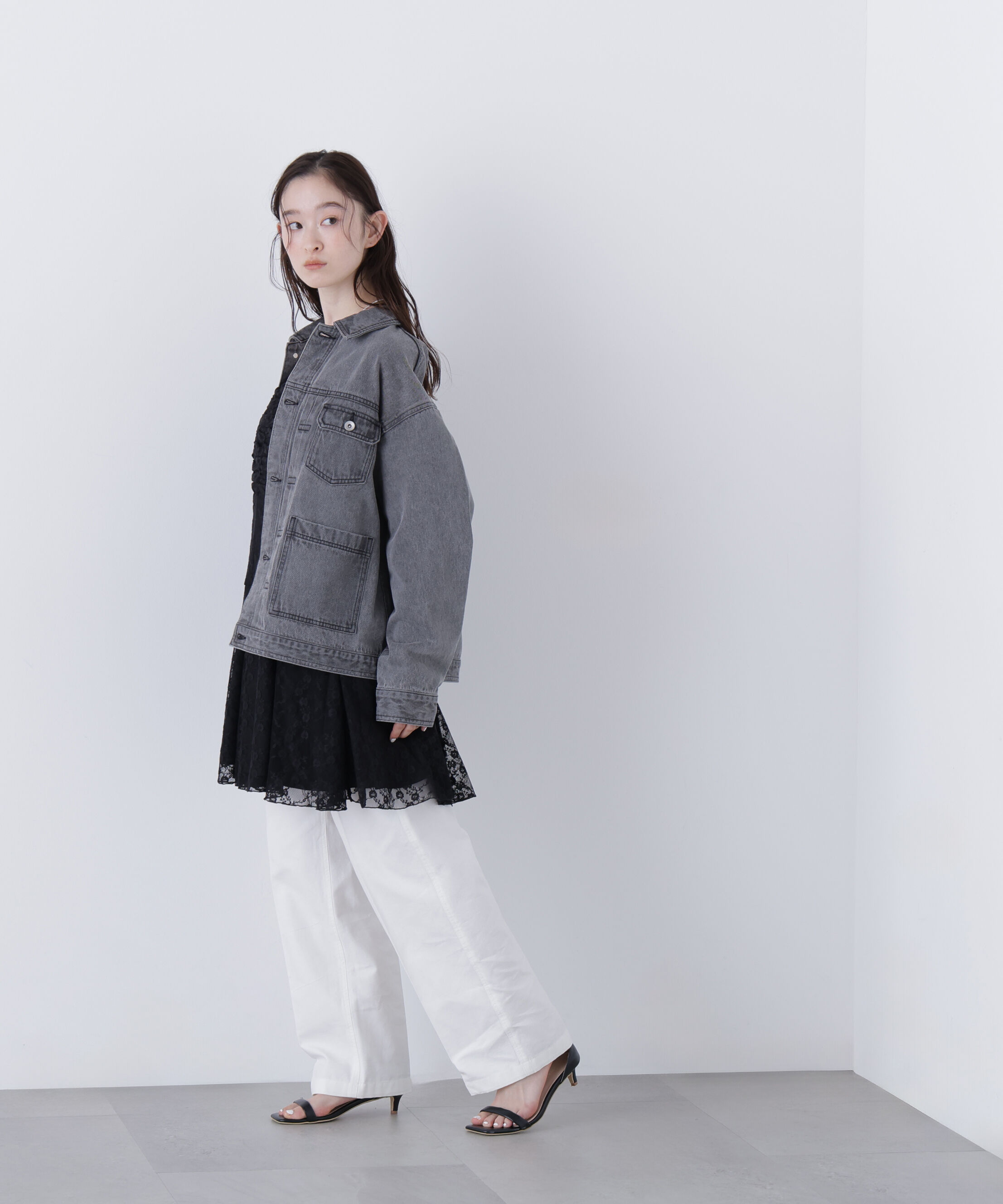  「〈N.〉オーバーデニムブルゾン」|その他|