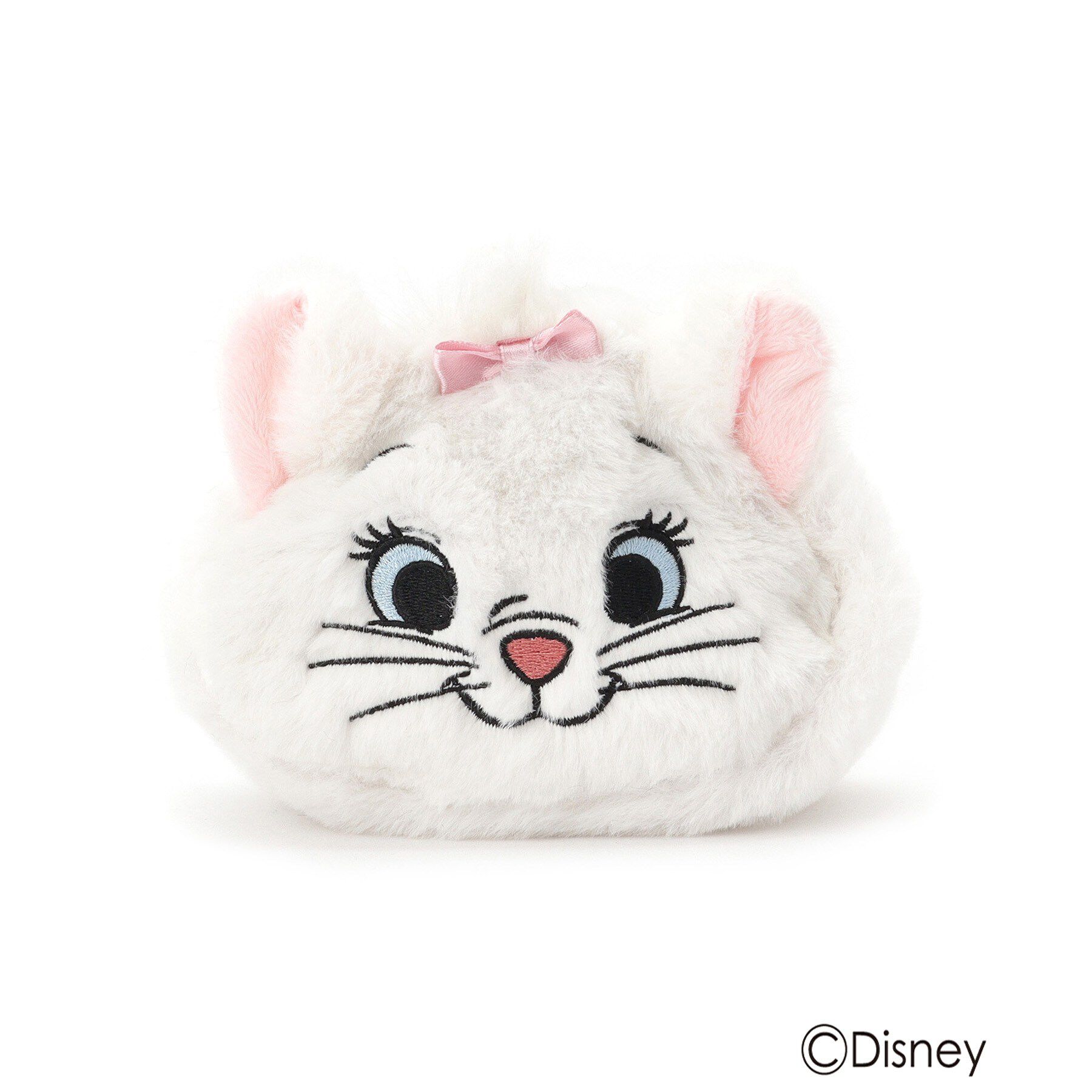 SHOO･LA･RUE「【Disney】キャットファーポーチ」|ポーチ|ホワイト(001)