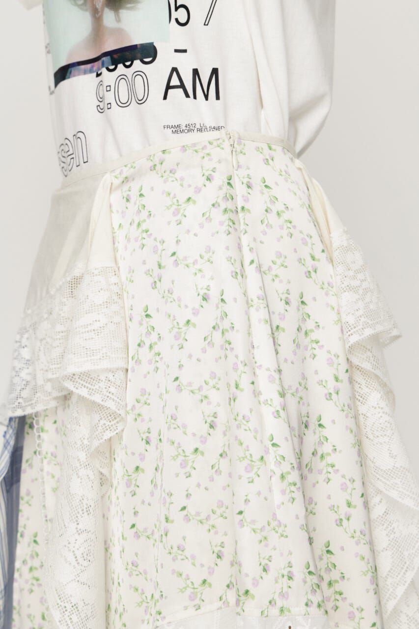 SLY「REMAKE COTTON LACE スカート」|スカート|