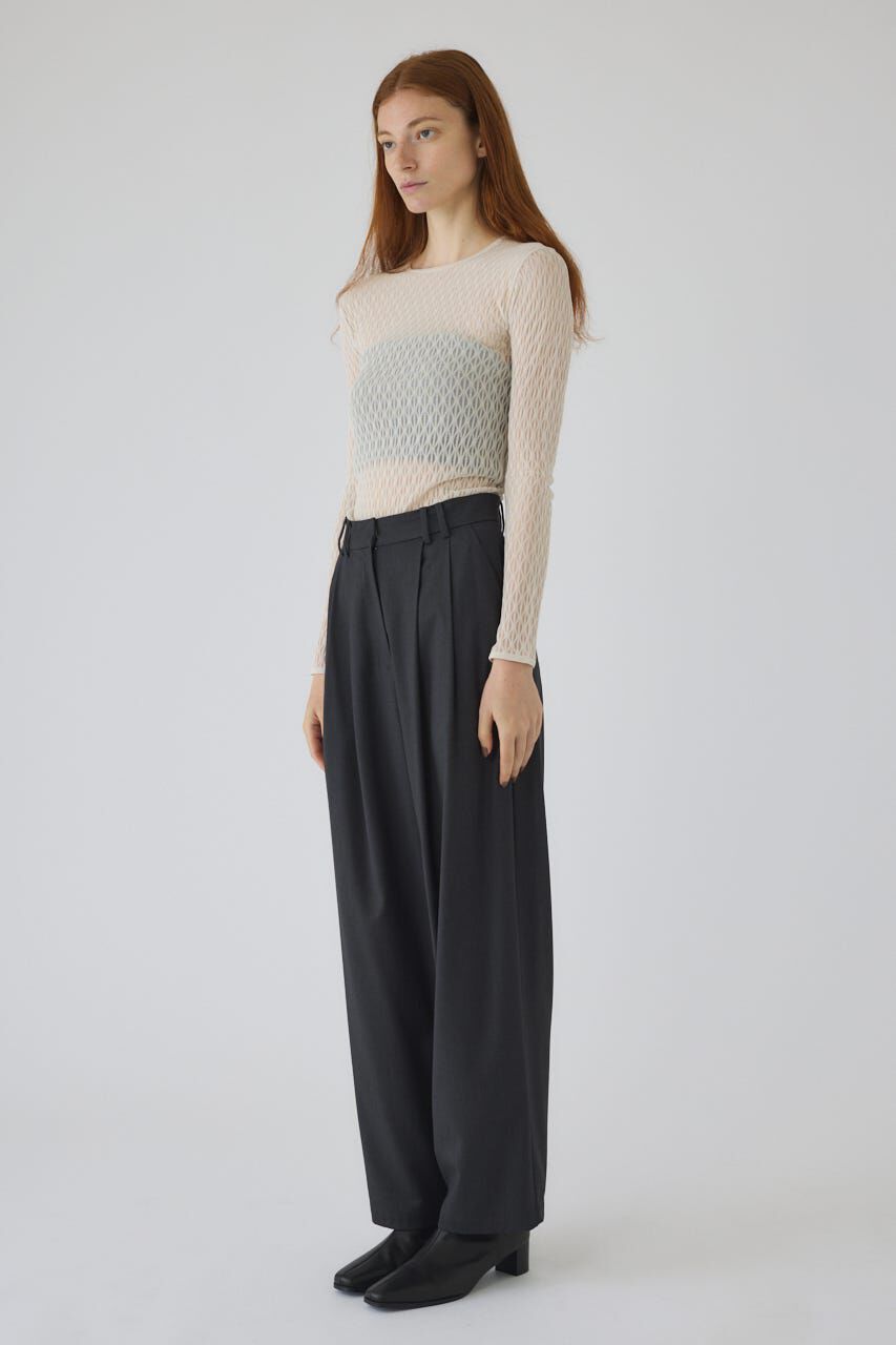 RIM.ARK 「W tuck wide slacks」|その他|
