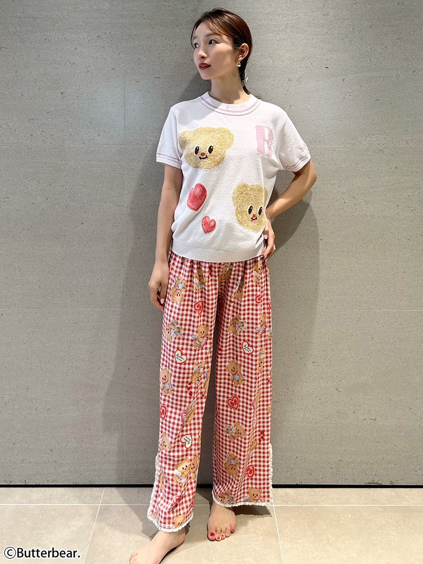 SNIDEL HOME「【BUTTERBEAR】ニットプルオーバー」|ルームウェア|