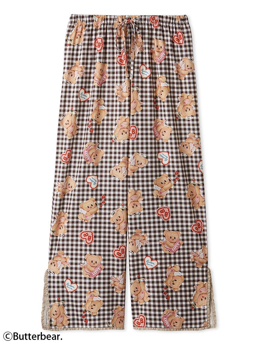 SNIDEL HOME「【BUTTERBEAR】カットロングパンツ」|ルームウェア|BRW