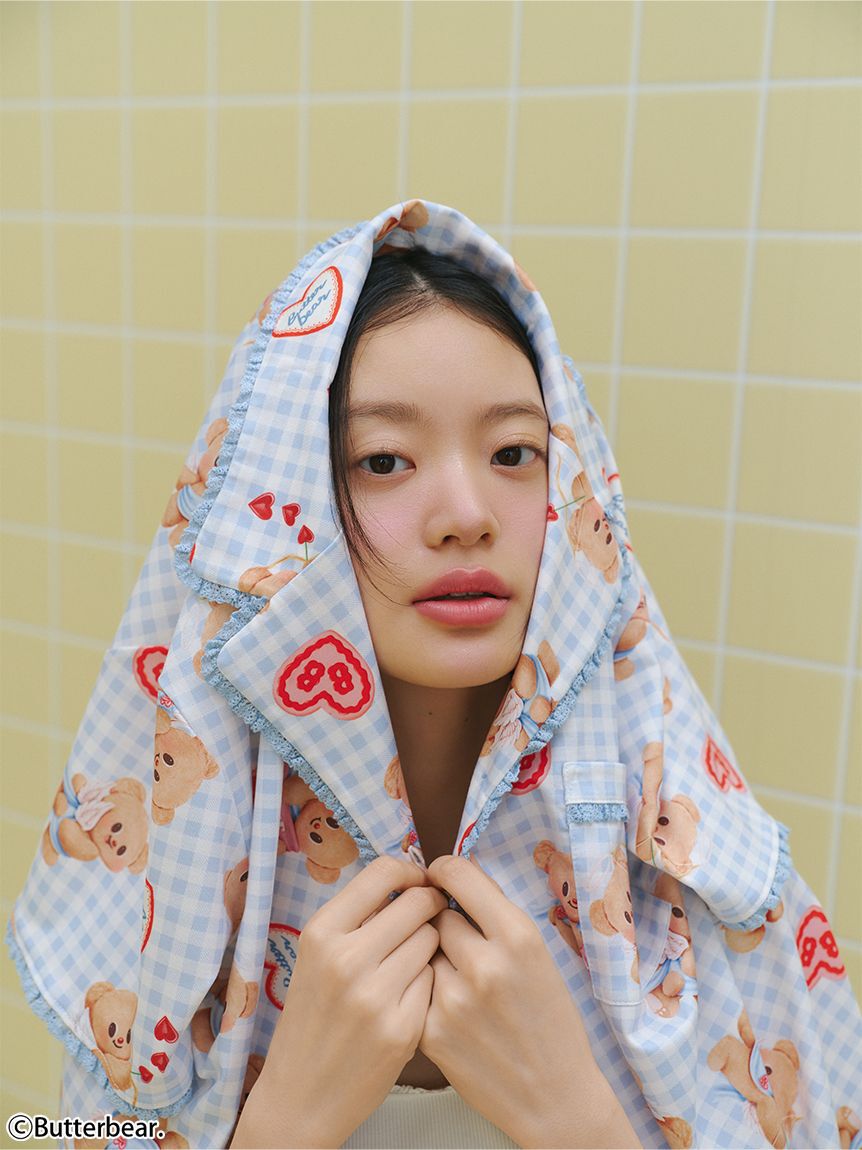 SNIDEL HOME「【BUTTERBEAR】開襟シャツ」|ルームウェア|