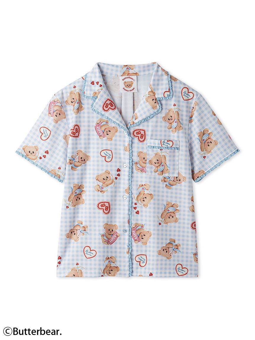 SNIDEL HOME「【BUTTERBEAR】開襟シャツ」|ルームウェア|LBLU