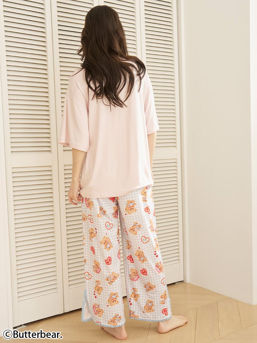 SNIDEL HOME「【BUTTERBEAR】【接触冷感】Ｔシャツ」|ルームウェア|