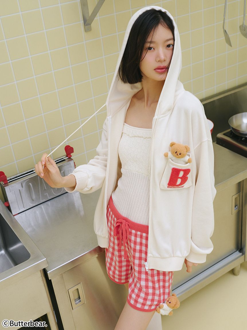SNIDEL HOME「【BUTTERBEAR】パーカー」|ルームウェア|