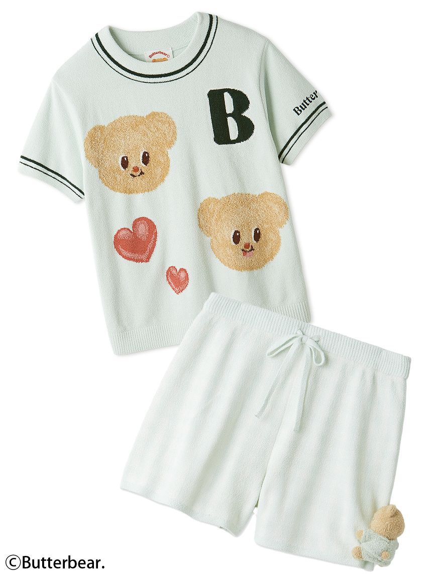 SNIDEL HOME「【WEB限定】【セット商品】【BUTTERBEAR】ニットプルオーバー＆ニットショートパンツSET」|ルームウェア|MNT