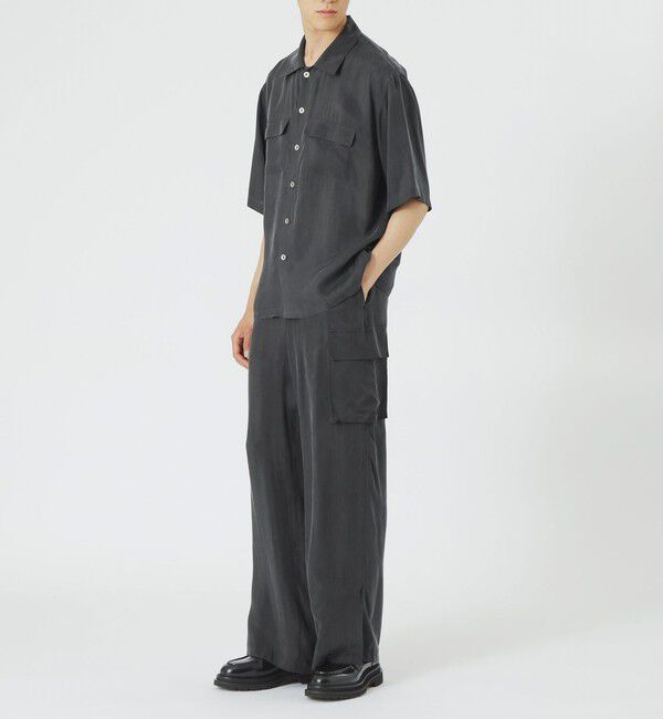  「キュプラフィブリルハーフスリーブCPOシャツ」|シャツ・ブラウス|