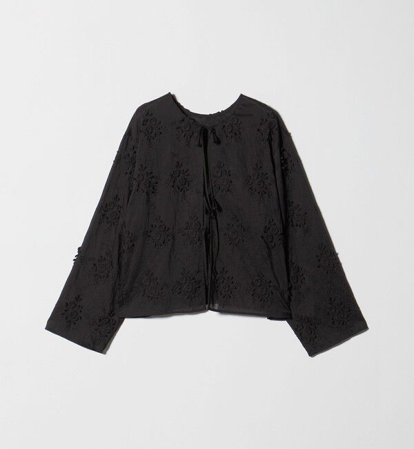 BEAUTY&YOUTH UNITED ARROWS「セルロースナイロン エンブロイダリーシャツ 2WAY」|シャツ・ブラウス|