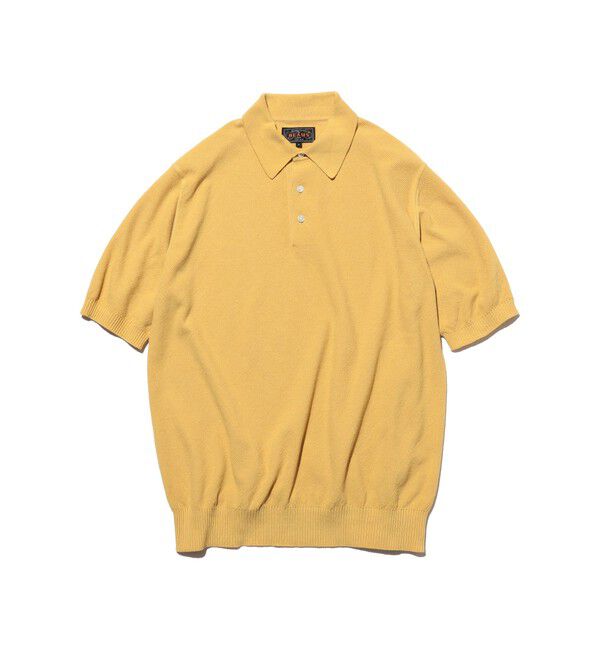 BEAMS PLUS「Pique Polo 14G」|ポロシャツ|YELLOW
