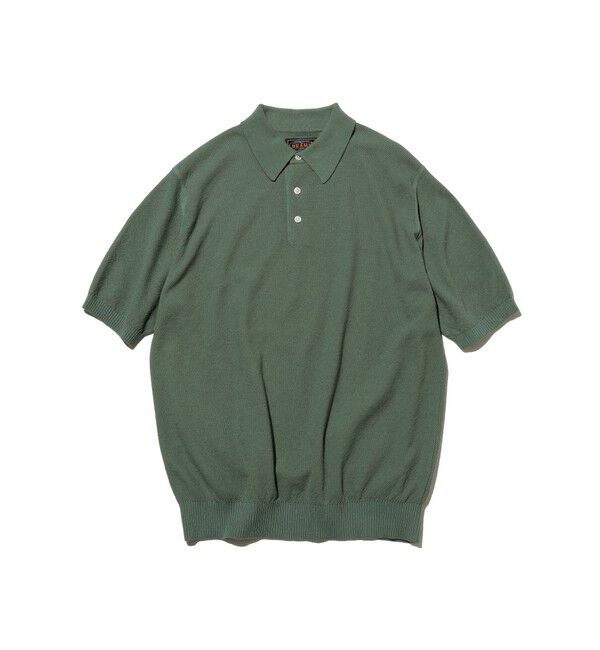 BEAMS PLUS「Pique Polo 14G」|ポロシャツ|OLIVE