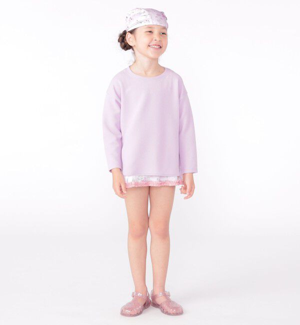 SHIPS KIDS「SHIPS KIDS:90～130cm / フラワー フリル スイム ワンピース」|その他|