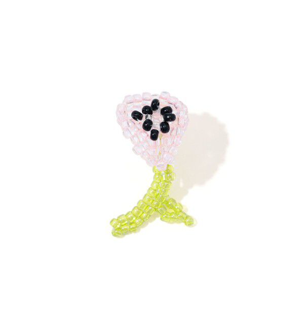 TOMORROWLAND GOODS「Pura Utz Pink Poppy 片耳ピアス」|ピアス|32 ピンク系