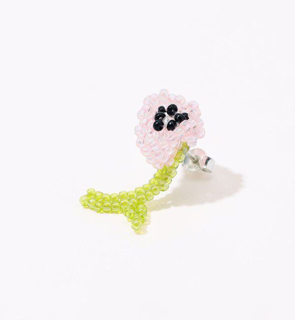 TOMORROWLAND GOODS「Pura Utz Pink Poppy 片耳ピアス」|ピアス|
