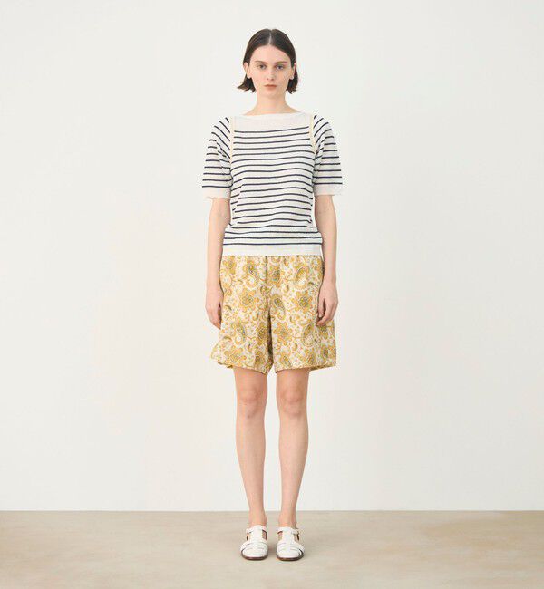SOULEIADO「レーヨンコットンプリント ショートパンツ」|その他|
