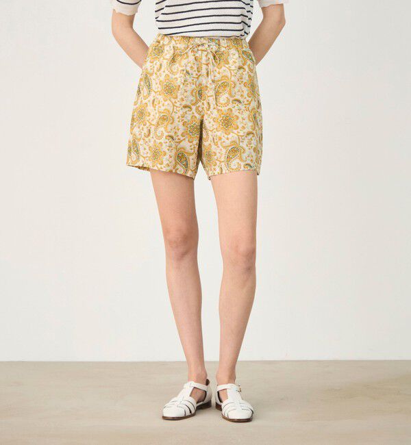 SOULEIADO「レーヨンコットンプリント ショートパンツ」|その他|