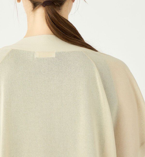 Ballsey「ファインペーパーヤーン ショートスリーブカーディガン」|カーディガン|