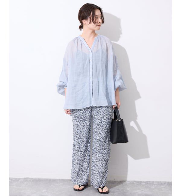 SLOBE IENA「《36サイズのみWEB限定》Blue Flowerパンツ」|その他|