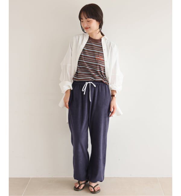 SLOBE IENA「《追加》Plus by ONIT/オニット SLOBE別注 2way パイルパンツ」|その他|