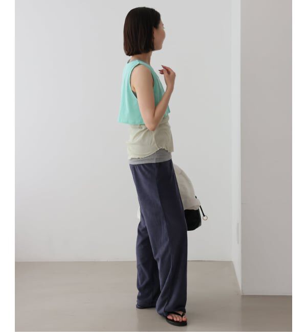 SLOBE IENA「《追加》Plus by ONIT/オニット SLOBE別注 2way パイルパンツ」|その他|